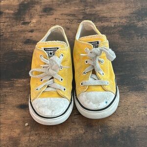 Converse Kids Yellow Sneakers